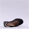 Wonders Naima Platform Bold High Heel - Black Nubuck